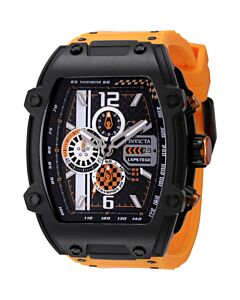 Men's S1 Rally Chronograph Polyurethane Black Dial Watch