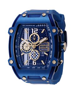 Men's S1 Rally Chronograph Polyurethane Blue Dial Watch