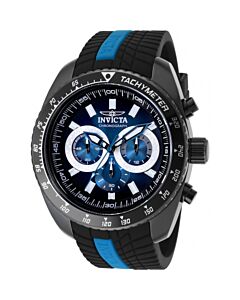 Men's S1 Rally Chronograph Silicone Black Dial Watch