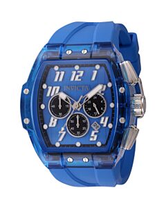 Men's S1 Rally Chronograph Silicone Blue Dial Watch