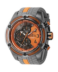 Men's S1 Rally Chronograph Silicone Orange Dial Watch