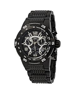 Men's Speedway Chronograph Stainless Steel Black Dial
