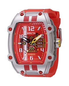 Men's S1 Rally Silicone Red Dial Watch