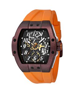 Men's S1 Rally Silicone Transparent and Black Dial Watch