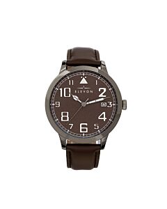 Men's Sabre Leather Brown Dial Watch
