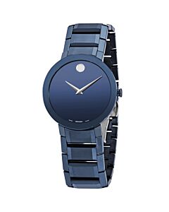 Men's Sapphire Stainless Steel Blue Mirror Dial Watch