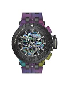 Men's Sea Hunter Chronograph Stainless Steel Oyster and Abalone Dial Watch