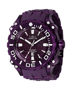 Men's Sea Spider Polyurethane Purple Dial Watch