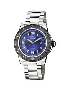 Men's Seacloud Stainless Steel Blue Dial Watch