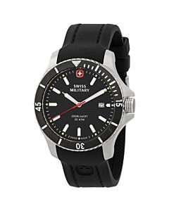 Men's Seaforce Silicone Black Dial Watch