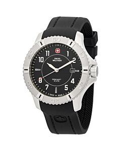 Men's Seaforce Silicone Black Dial Watch