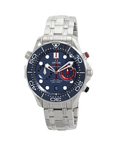 Men's Seamaster Chronograph Stainless Steel Blue Dial Watch