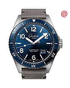 Men's SeaQ Panorama Date Fabric Blue Dial Watch