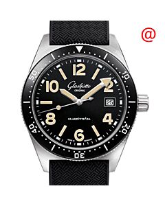 Men's SeaQ Rubber Black Dial Watch