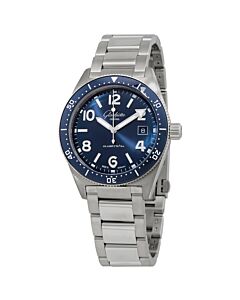 Men's SeaQ Stainless Steel Blue Dial Watch