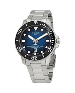 Men's Seastar 2000 Stainless Steel Blue Gradient Dial Watch