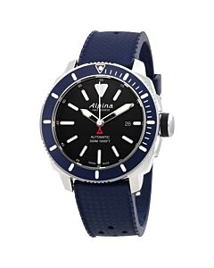 Men's Seastrong Diver 300 Microperforated Rubber Black Dial