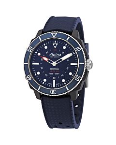 Mens-Seastrong-Horological-Rubber-Blue-Dial