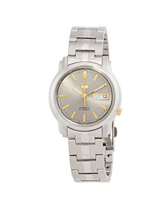 Men's Seiko 5 Stainless Steel Gray Dial Watch