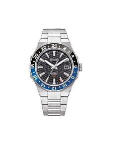 Men's Series 8 Stainless Steel Black Dial Watch