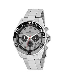 Men's Sevilla Chronograph Stainless Steel Grey Dial Watch