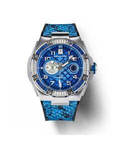 Men's Snake Special Rubber Blue Dial Watch
