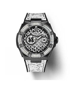 Men's Snake Special Rubber White Dial Watch