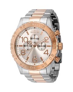 Men's Specialty Chronograph Stainless Steel Silver-tone Dial Watch