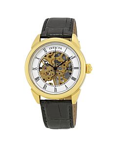 Men's Specialty Leather Gold-tone Dial