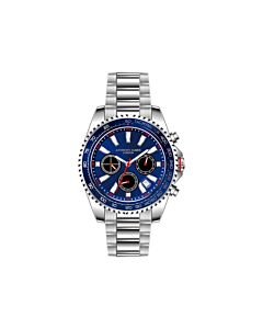 Men's Speed Chronograph Stainless Steel Blue Dial Watch
