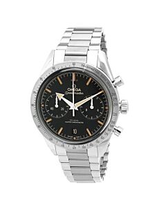 Men's Speedmaster Chronograph Stainless Steel Black Dial Watch