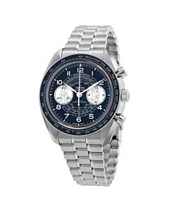 Men's Speedmaster Chronograph Stainless Steel Blue Dial Watch