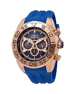 Men's Speedway Chronograph Silicone Blue Dial