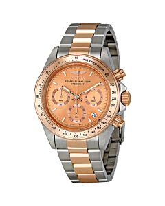 Men's Speedway Chronograph Two-Tone Stainless Steel Copper-Tone Dial