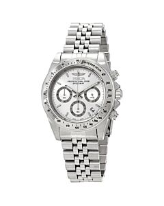 Men's Speedway Chronograph Stainless Steel Silver Dial Watch