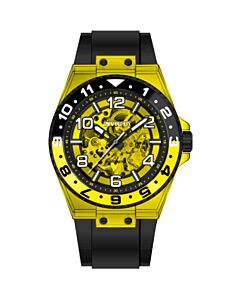 Men's Speedway Silicone Yellow Dial Watch