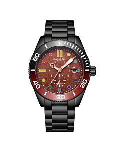 Men's Sports Prism Stainless Steel Brown Dial Watch