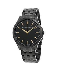 Men's Classic Black Stainless Steel & Dial