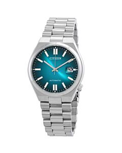Men's Tsuyosa Stainless Steel Blue Dial Watch