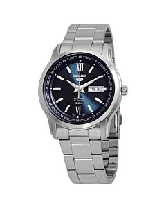 Stainless Steel Blue Dial Watch