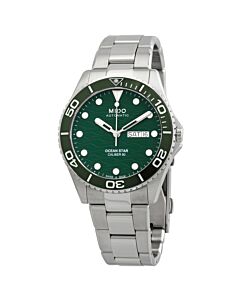 Men's Ocean Star Stainless Steel Green Dial Watch
