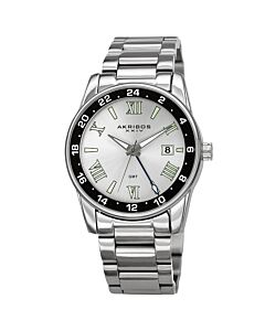 Men's Stainless Steel Silver-tone Dial