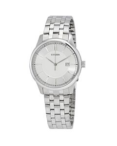 Men's Stainless Steel Silver Dial Watch