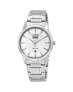 Men's Stainless Steel Silver-tone Dial Watch