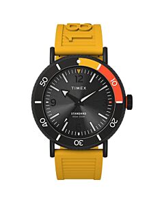 Men's Standard Eco-Conscious Material Black Dial Watch