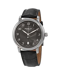 Men's Star Legacy Leather Grey Slate (Guilluche) Dial Watch