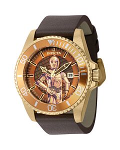 Men's Star Wars Leather Multi-Color Dial Watch