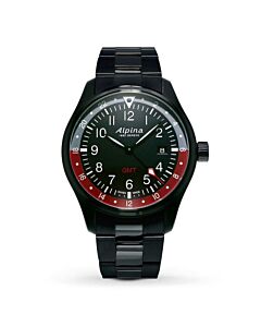 Men's Startimer Pilot Stainless Steel Black Dial Watch