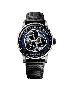 Men's Starwheel Rubber Blue Dial Watch