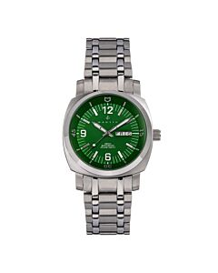 Mens-Stealth-Stainless-Steel-Green-Dial-Watch